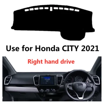 Taijs Pravej ruke riadiť Auto Panel Kryt Dash Mat Dash-mat pre Honda City 2021 Nový Model Hot Predaj Vysokej Polyesterové Vlákno