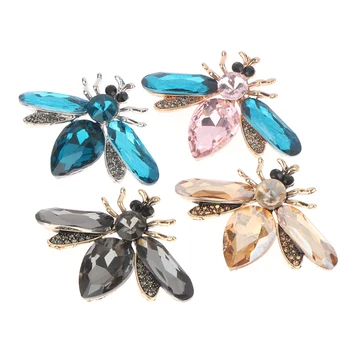 Módne Luxusné Crystal Roztomilý Bee Brošne Kamienkami Zliatiny Brošňa Lady Party Kolíky Šperky, Darčeky Hmyzu Bee Brošňa
