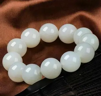 Hot Predaj Prírodná Biela Kolo Perličiek Náramok Kúzlo Šperky dámske Ručne Vyrezávané Bracele
