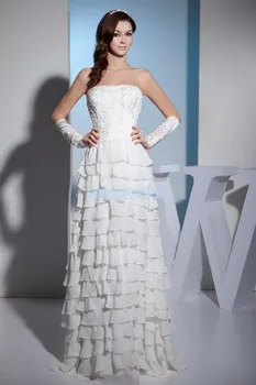 doprava zadarmo 2016 nastya nový dizajn lw-006 custommade veľkosť/farbu svadobné šaty appliques vziať šaty biele veľké veľkosti svadobné šaty
