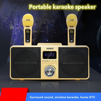 30W Vysoký Výkon Karaoke Bluetooth Reproduktorov domáceho Kina Subwoofer Bass Party Prenosných Bezdrôtových Stĺpec s Manželskou Mic caixa de som