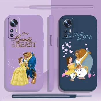 Disney Kráska a Zviera Telefón puzdro Pre Xiao Mi 12 12T 11 11T 10 10 TON 9 9SE Lite Pro Ultra A3 Kvapaliny Lano Candy Mäkké Pokrytie