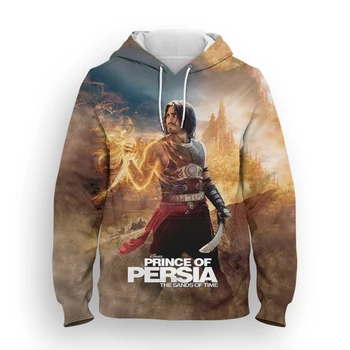 Prince of Persia Sands of Time Žien Hoodie Bežné Jar Marvel 3D Tlač Mužov Mikina Harajuku Deti Oblečenie