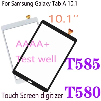 AAAA+ Pre Samsung Galaxy Tab 10.1 T580 T585 SM-T580 SM-T585 Dotykový Displej Digitalizátorom. Senzor Panel Predného Skla Tablet Náhradné