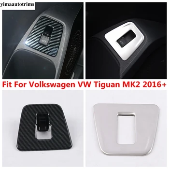 Auto Zadný Kufor Prepnúť Tlačidlo Panel Kryt Výbava Nehrdzavejúca Oceľ Príslušenstvo Interiéru Pre Volkswagen VW Tiguan MK2 2016 - 2022