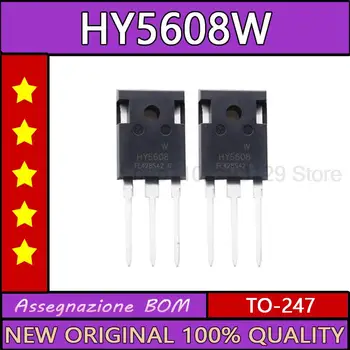 100% Nový 10 unids/lote MOSFET HY5608W HY5608 TO-247 FET 80V 360A Tranzistor originál