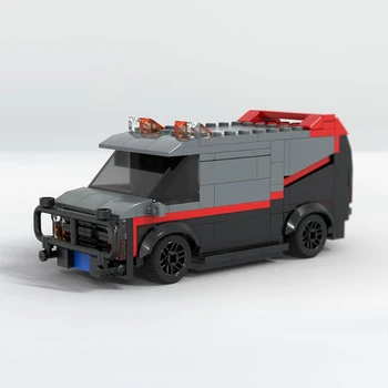 Vozidlo Série Truck YcMoc Stavebné Bloky A-Tímu Van Modelu Technológie Tehly DIY Auto, Hračky Pre Deti, Deti Kompatibilné