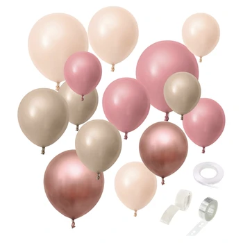 108Pcs Balóny Garland, Narodeninové Balóny, Červenať Balóny Svadobné Party Dekorácie Pre Retro Boho Svadobné Baby Sprcha