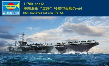 Trumpeter 06715 1/700 USS Constellation CV-64 Vojenská Plastové Montáž Modelu