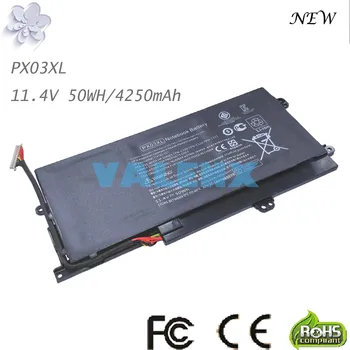 50WH 11.4 V notebooku batérie pre HP PX03XL 714762-2C1 714762-421 HSTNN-LB4P TPN-C109 TPN-C110 TPN-C111 Touchsmart M6 M6-k K002TX