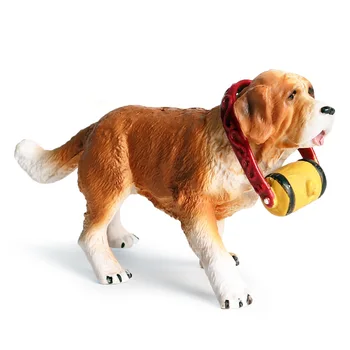 13.3*5*6.5 CM simulácia statické pevné wild animal model zachrániť psa psa detí hand-made hračku, ozdoby
