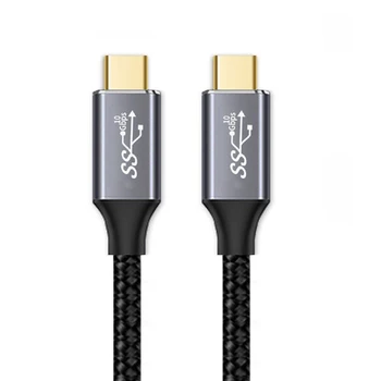 CY Xiwai USB 3.1 Typ-C, USB-C Samec na USB-C Muž 10Gbps 100W Dátový Kábel s E-marker pre Notebook a Telefón