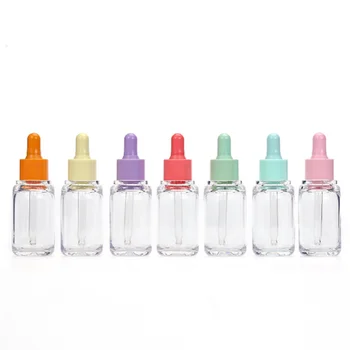100ks/veľa 1oz 30ml priehľadná pet kvapkadla fľaša farby kvapkadlom originálne tekuté podstate vzoriek čiastkové plnenie do fliaš