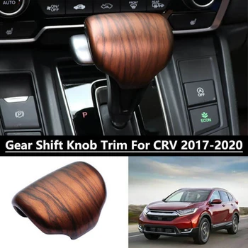 ABS Broskyňa póry Dreva Páčke Shift Gombík Kryt Výbava pre Honda CR-V CRV 2017-2020