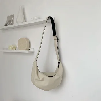 2021 nové kreatívne dámy plátené tašky, žena, takže knedle, horúci módny trend style one-ramenný messenger taška tašky kabelky