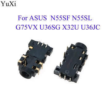 YuXi 8P 8pin pre Slúchadlá, MIKROFÓN jack zásuvka konektor pre Netbook, Notebook, audio jack pre Asus N55SF N55SL G75VX X32U U36JC U36SG