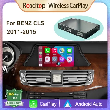 Bezdrôtové Apple CarPlay Android Auto Dekodér pre Mercedes Benz CLS W218 2011-2015, s MirrorLink AirPlay Auto Play Zadná Kamera