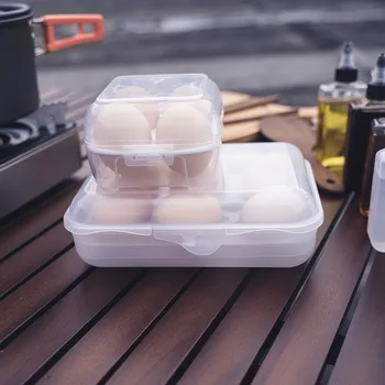 Outdoor Camping Prenosné Špeciálne Vajíčko Box Plastový Zásobník na Vajcia Úložný Box Shockproof Anti Drop Piknik Zariadenia Úložný Box Nový výstroj