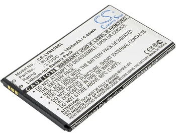 CS 1800mAh/6.66 Wh batérie pre Lenovo A600E, A630 BL206