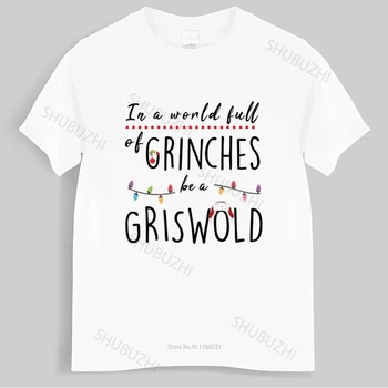 Nové Prišiel Mens t tričko Fashion tričko Vo Svete Plnom Grinches Byť Griswold Vianočné Väčšiu Veľkosť Homme Black T-shirt