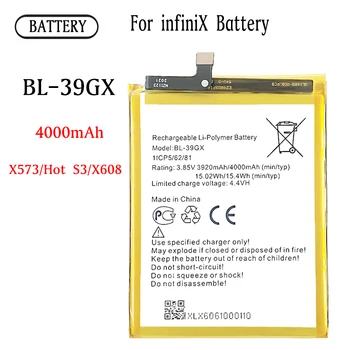 BL-39GX Batérie Pre Infinix BL-39GX x608 hot 6 pro na Opravu Časť Pôvodnej Kapacity Mobilného Telefónu, Batérie Bateria