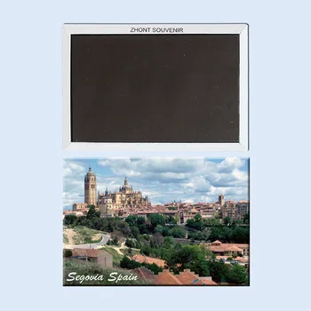 Spain_Segovia Kovové balené Plech Magnety na Chladničku 22051,Kvality Suvenírov na svete Príťažlivosti