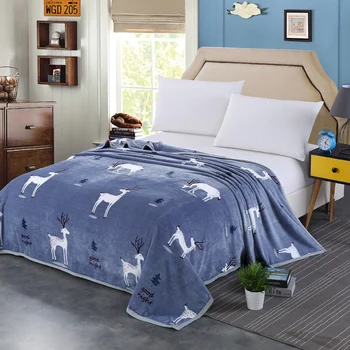 Coral fleece deka, svetlo faux noriek prikrývka, pevná ružová modrá 280 g flanelové prehoz cez posteľ