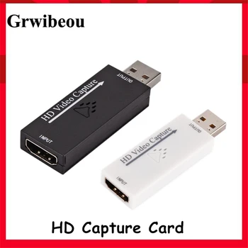 Grwibeou USB 2.0, Audio, Video Capture Kariet HDMI USB 1080P Záznam Cez Action Cam HD Živé Herné Výučby Video Konferencie