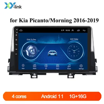 Android 11 Auta Multimediálny Prehrávač Pre KIA PICANTO Ráno 2016-2019 Rádio, Navigačný Systém GPS Autoradio Audio Stereo Č. 2 Din