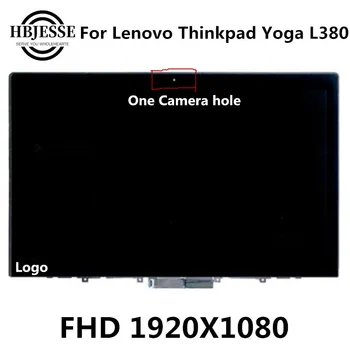 13.3 obrazovke nahradiť pre Lenovo Thinkpad L380 Jogy 20M7 dotyk digitalizátorom. sklo + LED LCD Panel montáž displeja full hd 30 pin Obrázok 2
