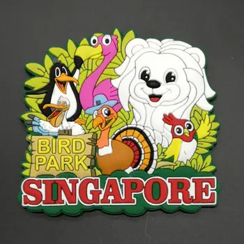 Singapur Gumy Chladnička Magnet Turistické Suveníry Chladnička Magnetických Nálepiek Cestovné kolekcie Darček Obrázok 2