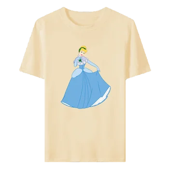 Dámske Unisex Disney Tlač Harajuku T-Shirt Obrázok 2