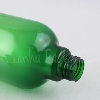 500 ML Zelená Plastové Fľaše So zlatým Sprejom Čerpadla , 500CC Prázdne Kozmetické Kontajner , Toner / Voda Obal Fľaše ( 14 PC/Lot ) Obrázok 2