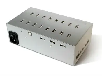 19 Port USB 2.0 HUB s Napájací Adaptér 5V 20 usb2.0 náboje, môžete preniesť dáta, alebo nabíjačky Obrázok 2