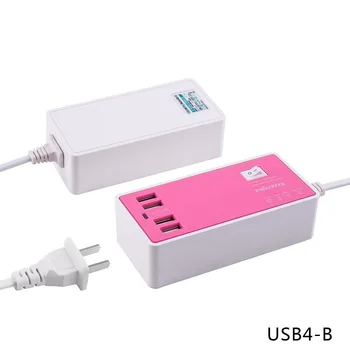 5V 4A Rýchle Nabíjanie 4USB portu Sieťovej Zásuvky Univerzálny USB Power Strip Prenosné Nabíjačky Travel Adaptér Predlžovací Kábel patch panel Obrázok 2