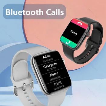 2022 Muži Ženy Inteligentné Hodinky NFC Dvierok Odomknúť Smartwatch Bluetooth Hovor Fitness Náramok Vlastné Hodinky Bezdrôtové Nabíjanie Obrázok 2