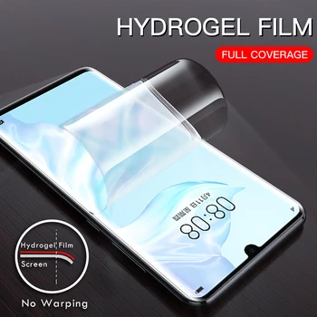 Ochranná fólia pre Huawei P30 Pro P20 Lite P10 Hydrogel Film Na Huawei P30 Lite P40 P50 Pro P40 Lite E 5G Screen Protector Obrázok 2