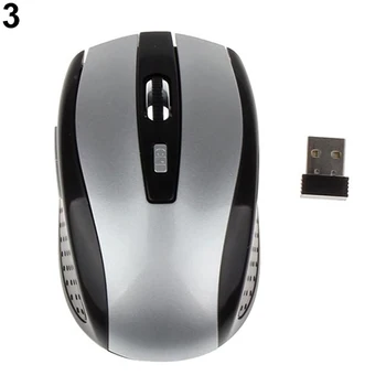 Mini Prenosné 2.4 GHz Wireless Gaming Mouse USB Prijímač Optická Myš, Myši Na Počítač Pc, Notebook Hra Obrázok 2