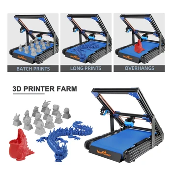 3D Tlačiarne IdeaFormer IR3 V1 250*250 mm*∞ Nekonečné Z Tichý Tlač Budovať Objem CHKO PETG Ploche Tlačiarne impressora 3d принтер Obrázok 2