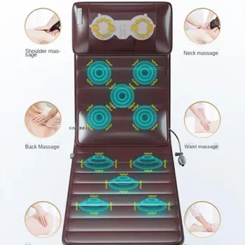 Krčná chrbtica masér multi-funkcie orgánu krku bedrových masáž chrbta vankúš domácnosť, elektrické prístroje masážne matrace, podložky Obrázok 2