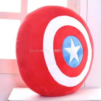 Disney Hot Avengers Kapitán Shield 40 cm Detská Pohovka Obliečky na Vankúš Bedrových Vankúš na Spanie Cosplay Plyšové Mäkké Darček pre Deti Obrázok 2