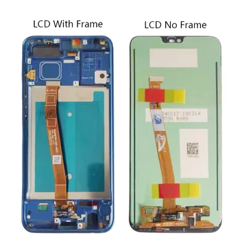 LCD S Rámom + Odtlačkov prstov Pre HUAWEI Honor 10 Displeja Dotykový Displej Digitalizátorom. Montáž COL-L29 Opravy Dielov Obrázok 2
