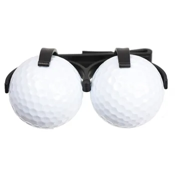 Praktické Golf Ball Picker Klip Príslušenstvo Otočiť A Zložiť Golf Držiak Dvojitý Loptu Upínacie Nástroje Nové Obrázok 2