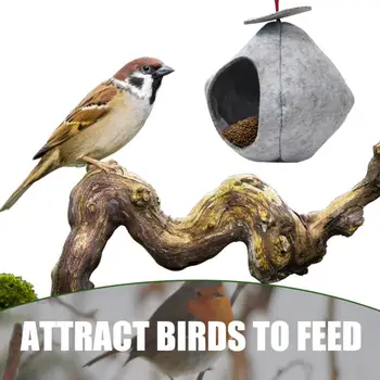 2022 Nové Cítil Handričkou Visí Vtáčie Krmítko Domáce Zvieratá Púšte, Vonkajší Balkón Vták Príťažlivosť Feeder Obrázok 2