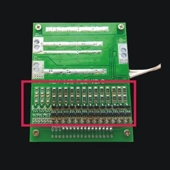 13S 48V 50A 18650 Li-Ion Lithium Batérie BMS Ochrany PCB Dosky Odolné spotrebnej Elektroniky Obrázok 2