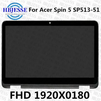 Pôvodné 1920*1080 Pre Acer Spin 5 SP513-51 IPS Obrazovka LCD+Dotyk Digitalizátorom. Montáž FHD 30pin alebo 40pin Obrázok 2