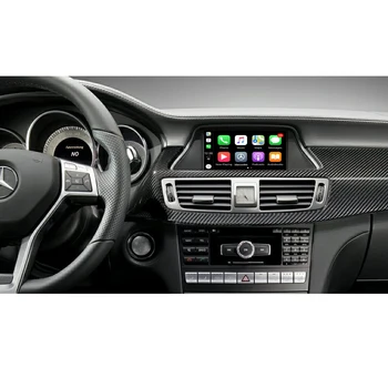Bezdrôtové Apple CarPlay Android Auto Dekodér pre Mercedes Benz CLS W218 2011-2015, s MirrorLink AirPlay Auto Play Zadná Kamera Obrázok 2