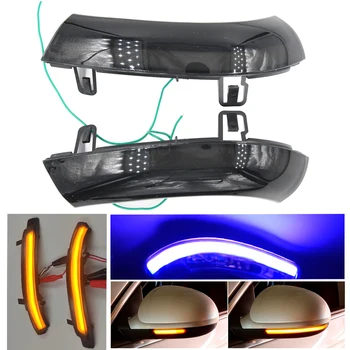 LED Zase Signál Zrkadlo Kontrolka Dynamické Blinker Pre VW GOLF 5 GLAXAY V, Jetta MK5 Passat B5.5 B6 Sharan Vynikajúci EOS Obrázok 2