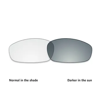 Millerswap Náhradné Šošovky pre Oakley Split Bunda slnečné Okuliare Photochromic Clear Color (Objektív Iba) Obrázok 2