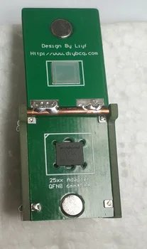 QFN8 drapákové horieť v socket WSON8 6 mm*5mm, Univerzálny QFN8 na DIP8 WSON8 na DIP8 Obrázok 2